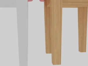 soft stool 3D Model