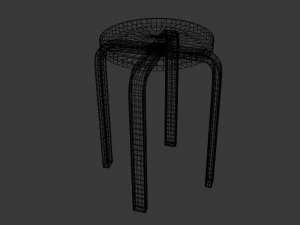 x stool 3D Model