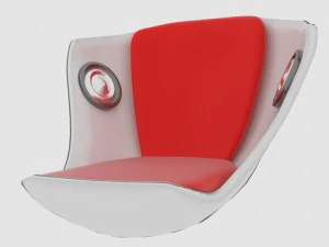 assento de alto-falante Modelo 3D