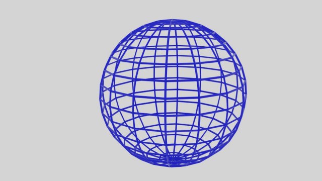 wireframe sphere Modèle 3D .c4d .max .obj .3ds .fbx .stl .blend 