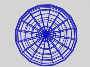 wireframe sphere Modèle 3D
