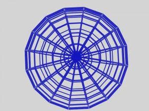 wireframe sphere 3D Model