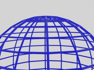 wireframe sphere Modèle 3D