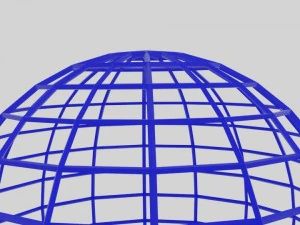 wireframe sphere 3D Model