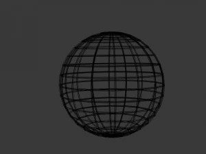wireframe sphere 3D Model