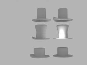 usa hat pack 3D Модель