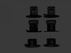 usa hat pack 3D Модель