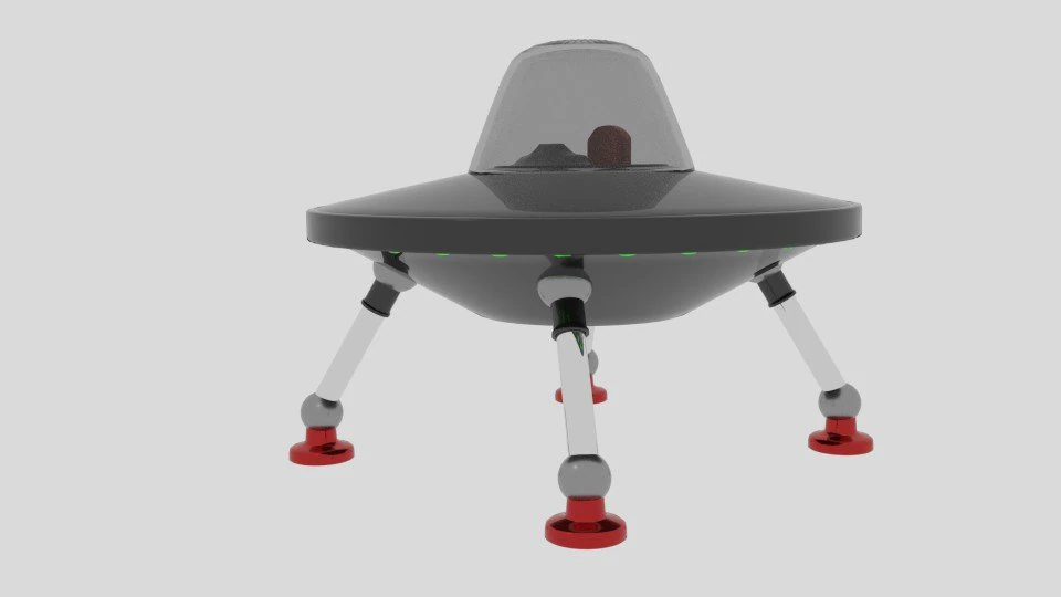 stretch ufo 3D Model .c4d .max .obj .3ds .fbx .stl .blend 