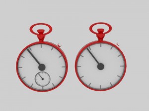 stopwatch cartoon 3D Model
