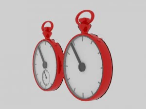 stopwatch cartoon 3D Model