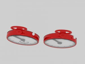stopwatch cartoon 3D Model