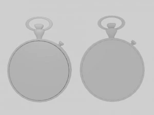 stopwatch cartoon 3D Model