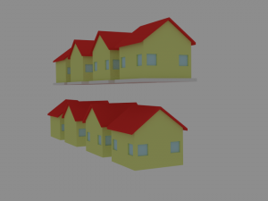 toon house pack 3D Model