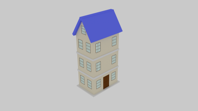 toon house Modelo 3D .c4d .max .obj .3ds .fbx .stl .blend 