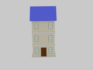 toon house Modelo 3D
