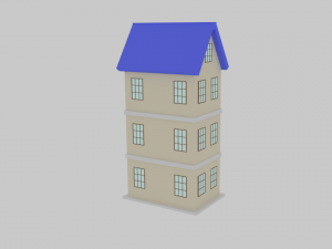 toon house Modelo 3D