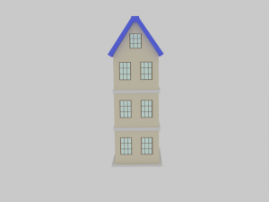 toon house Modelo 3D