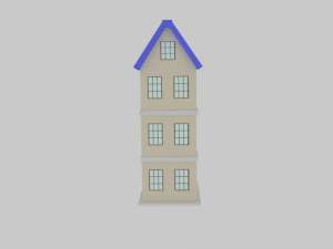 toon house 3D Model