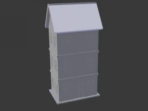 toon house 3D Model