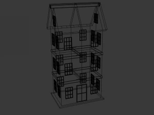 toon house 3D Model