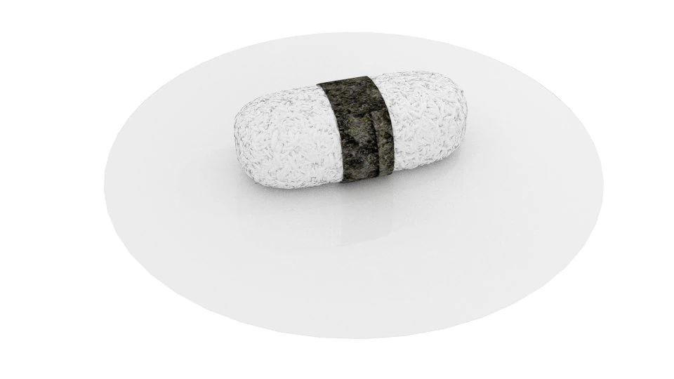 sushi Modelo 3D .c4d .max .obj .3ds .fbx .stl .blend 