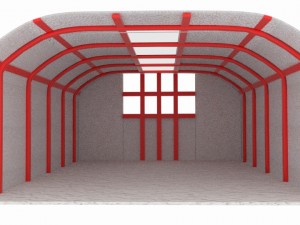 warehouse flat 3D-Modell