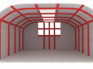 armazém plano Modelo 3D