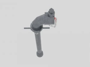 single stand pipe 3D Model