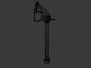 single stand pipe 3D Model