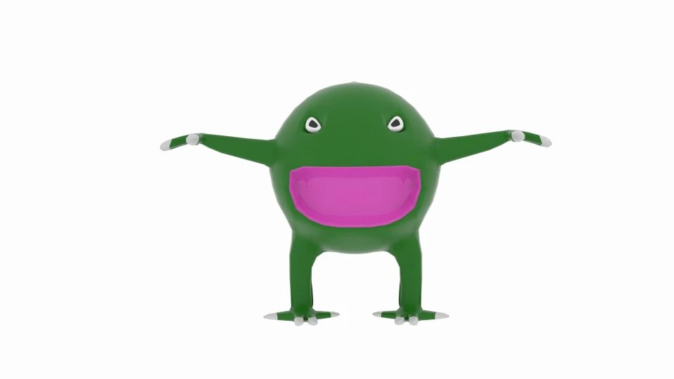 sphere space monster 3D Model .c4d .max .obj .3ds .fbx .stl .blend 