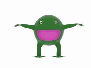 sphere space monster 3D-Modell