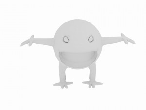 sphere space monster Modèle 3D