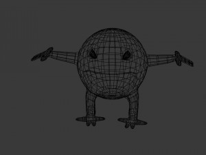 sphere space monster Modèle 3D