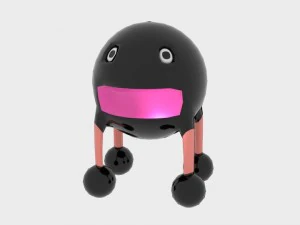 mostro d'acciaio della sfera Modello 3D