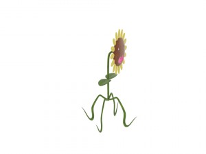 sunflower character 3D Model