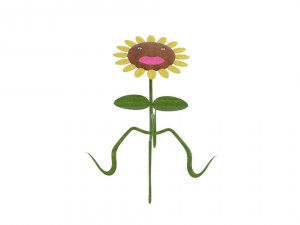 sunflower character 3D Model