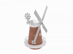 thaxted windmill 3D Model