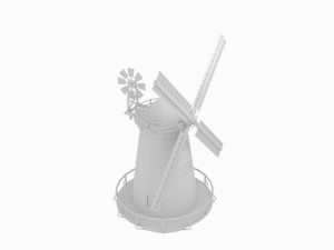 thaxted windmill Modelo 3D