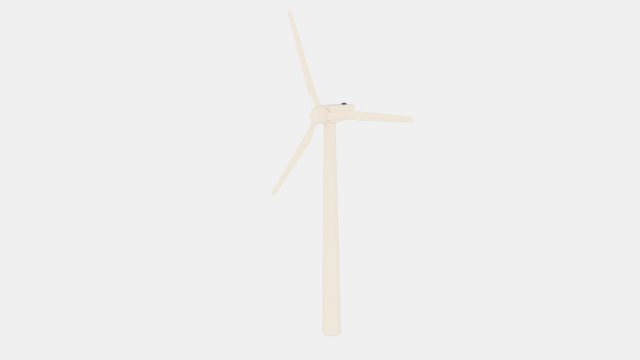 wind 450kw turbine 3D Model .c4d .max .obj .3ds .fbx .stl .blend 