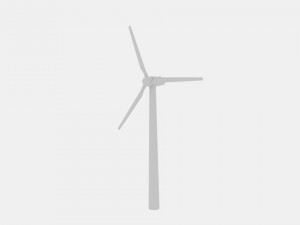 wind 450kw turbine 3D Model