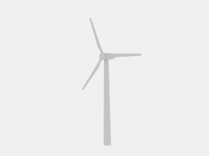 wind 450kw turbine 3D Model
