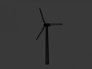 wind 450kw turbine 3D Model