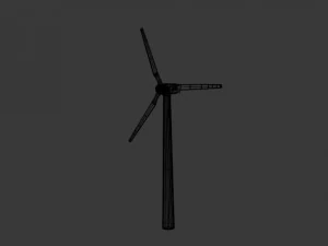 wind 450kw turbine 3D Model