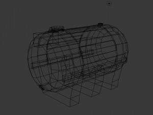 sturdy carbery 1250 oil tank Modelo 3D