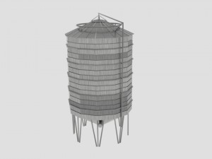 sharman farm silo 3D-Modell