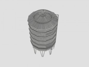 sharman farm silo Model 3D