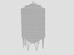 sharman farm silo 3D Model