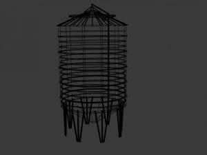 sharman farm silo 3D Model