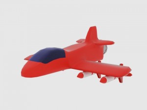 space plane cp 3D-Modell