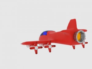 space plane cp Modello 3D